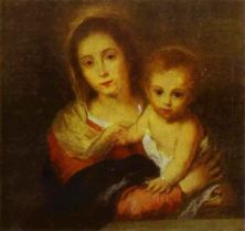 Haga click para ver la imagen ampliada madonna with a napkin.jpg